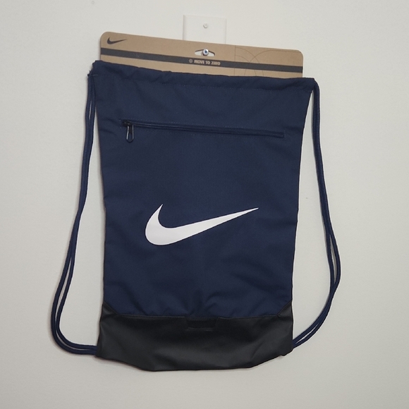 Nike Other - Nike Navy and Black Drawstring Backpack